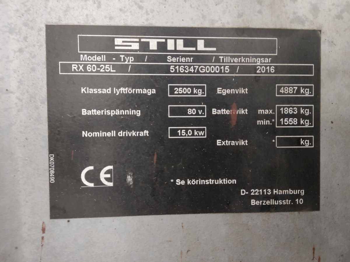 Locação financeira de Still RX60-25L Still RX60-25L: foto 9