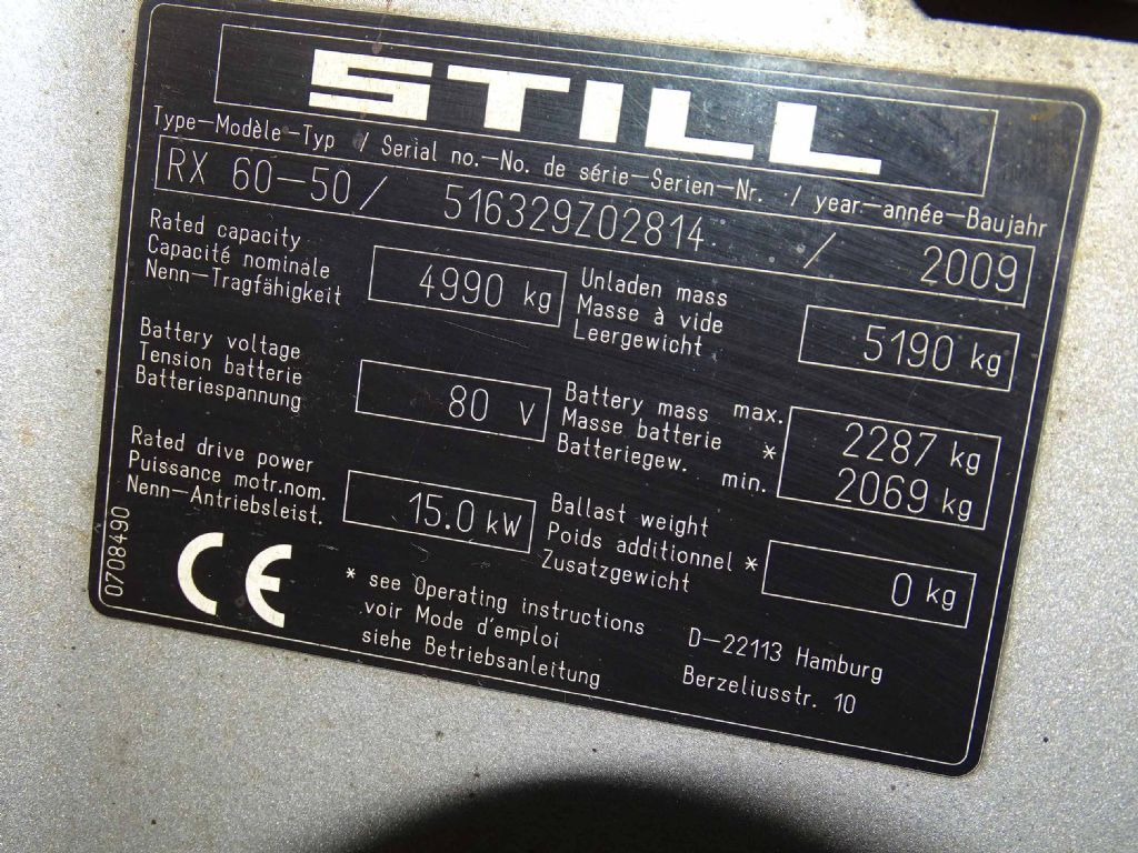 Empilhador elétrico Still RX60-50: foto 9