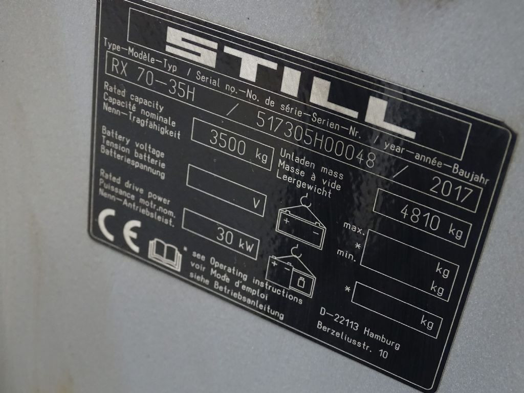 Still RX70-35H - Empilhador a diesel: foto 5 Still RX70-35H - Empilhador a diesel: foto 5
