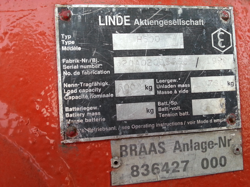 Linde H 60 D - Empilhador a diesel: foto 2 Linde H 60 D - Empilhador a diesel: foto 2