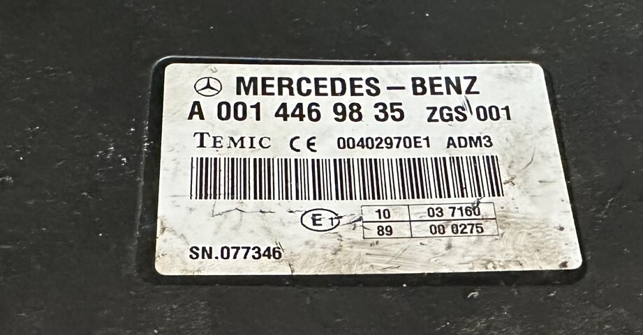 Temic Mercedes Unimog Ecu A0004469835 - Centralina electrónica para Máquina de outro: foto 2 Temic Mercedes Unimog Ecu A0004469835 - Centralina electrónica para Máquina de outro: foto 2