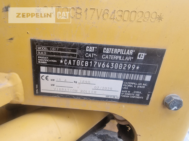 Cat CB1.7 - Compactador de asfalto: foto 2 Cat CB1.7 - Compactador de asfalto: foto 2