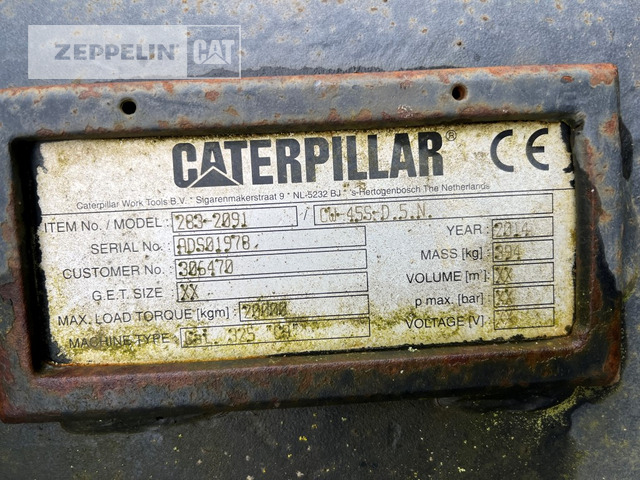 Cat CW45S - Acoplamento rápido para Máquina de construção: foto 2 Cat CW45S - Acoplamento rápido para Máquina de construção: foto 2