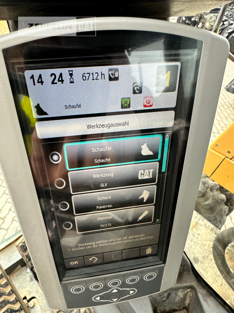 Escavadeira de rodas Cat M320F: foto 8