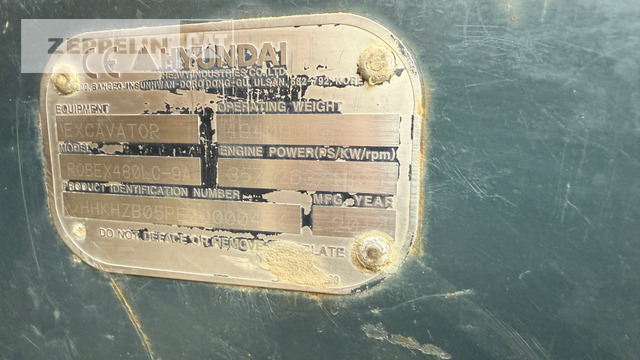 Hyundai R480LC-9 - Escavadora de rastos: foto 5 Hyundai R480LC-9 - Escavadora de rastos: foto 5