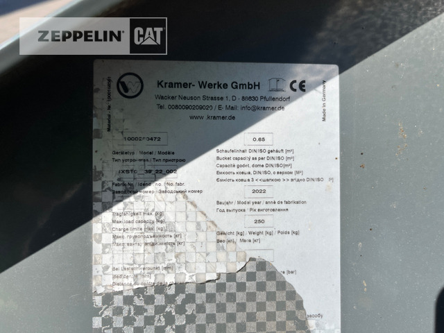 Pá carregadora de rodas Kramer 5065: foto 12 Pá carregadora de rodas Kramer 5065: foto 12