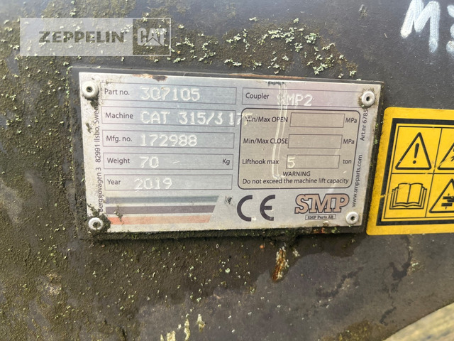 Smp SW-SMP2 - Acoplamento rápido para Máquina de construção: foto 2 Smp SW-SMP2 - Acoplamento rápido para Máquina de construção: foto 2