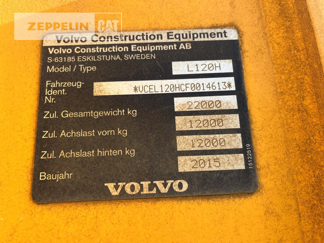 Volvo L120H - Pá carregadora de rodas: foto 3 Volvo L120H - Pá carregadora de rodas: foto 3