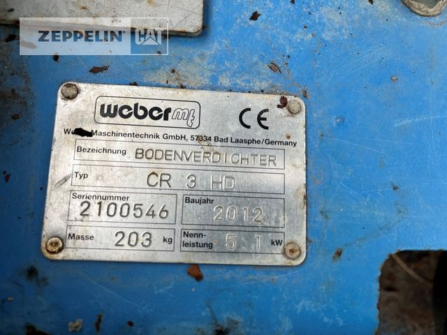 Weber CR-3HD - Placas vibratórias: foto 2 Weber CR-3HD - Placas vibratórias: foto 2