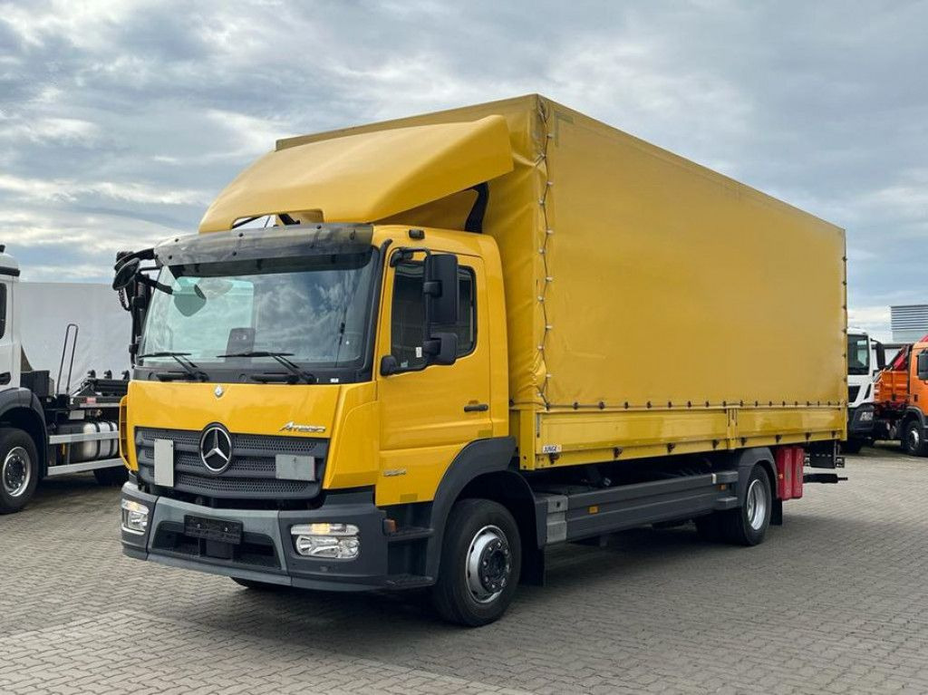 Mercedes-Benz Atego 1224 L Pritsche LBW LBW 1.5to - Camião de lona: foto 1 Mercedes-Benz Atego 1224 L Pritsche LBW LBW 1.5to - Camião de lona: foto 1
