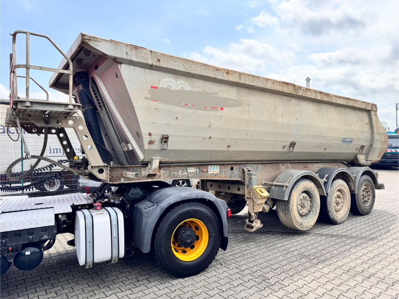 Menci SA700R Kipper Mulde 27m³ Lift Stahl Stück - Semi-reboque basculante: foto 3 Menci SA700R Kipper Mulde 27m³ Lift Stahl Stück - Semi-reboque basculante: foto 3