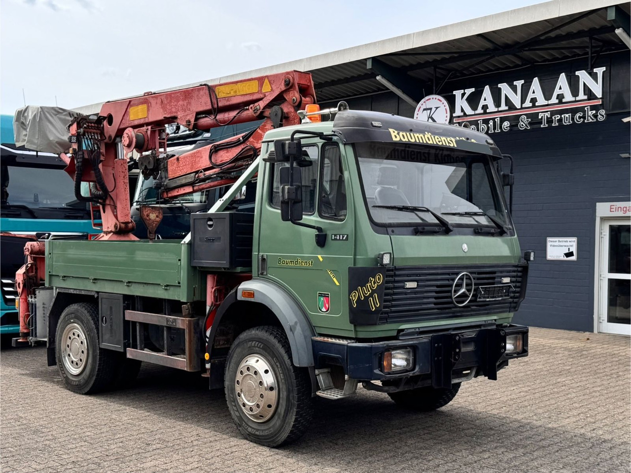 Mercedes-Benz 1417 AK Allrad Palfinger Montagekran 17,7m 64TKM - Camião grua: foto 2 Mercedes-Benz 1417 AK Allrad Palfinger Montagekran 17,7m 64TKM - Camião grua: foto 2