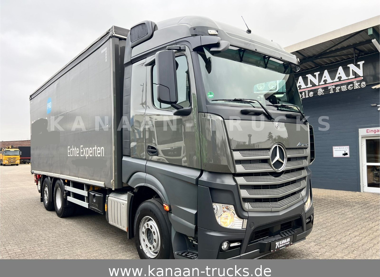 Mercedes-Benz 2548 Actros 6x2 Pritsche Moffet Mitnahme stapler - Camião grua: foto 1 Mercedes-Benz 2548 Actros 6x2 Pritsche Moffet Mitnahme stapler - Camião grua: foto 1