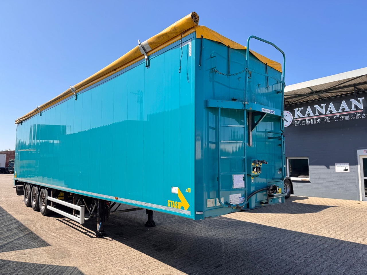 Stas S 300 ZX Walkingfloor Schubboden 2 x Vorhanden - Semi-reboque piso móvel: foto 2 Stas S 300 ZX Walkingfloor Schubboden 2 x Vorhanden - Semi-reboque piso móvel: foto 2